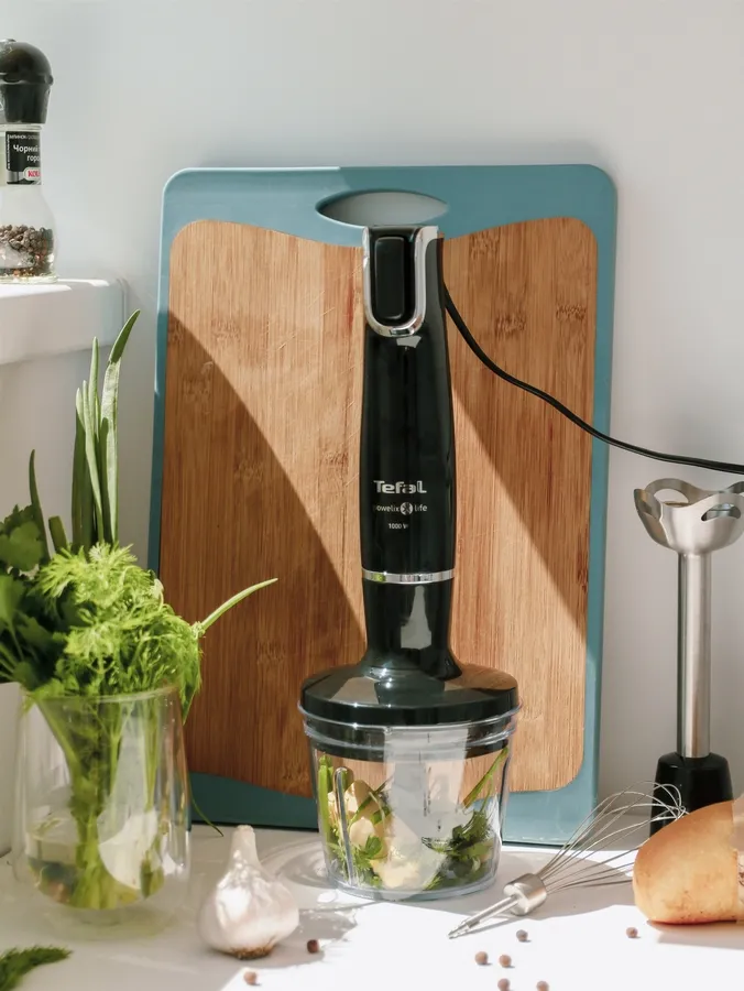 Blender de mână Tefal Infiny Force, Negru