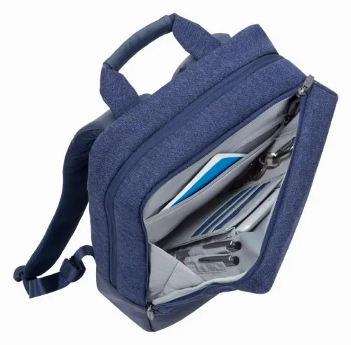 Rucsac pentru Laptop RivaCase Egmont, 15.6", Poliester, Albastru
