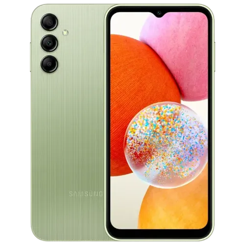 Смартфон Samsung Galaxy A14, 4Гб/64Гб, Светло-зелёный