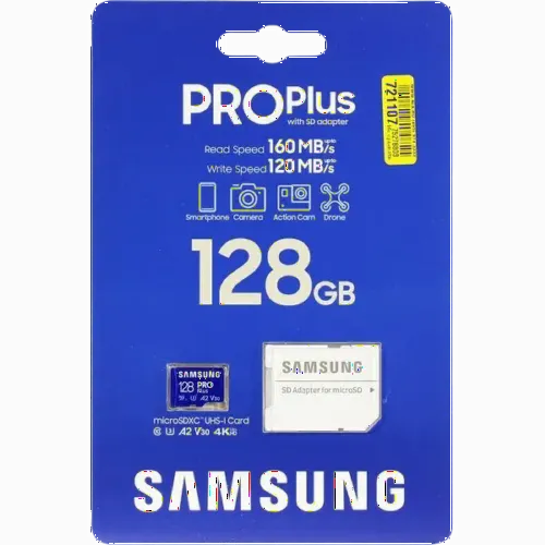 Card de Memorie Samsung PRO Plus MicroSD, 128GB (MB-MD128KA/KR)