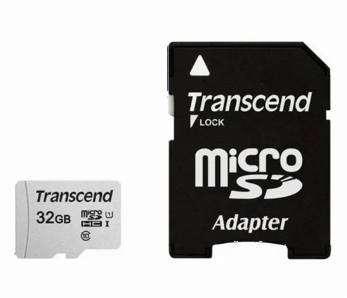 Card de Memorie Transcend microSDHC Class 10, 32GB (TS32GUSD300S-A)