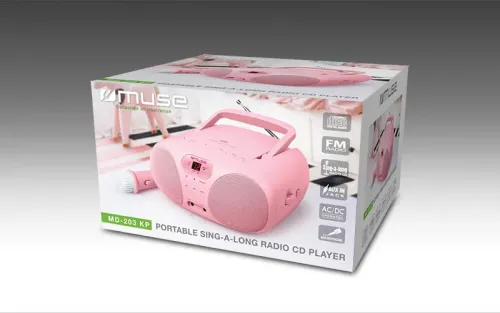 Radio portabil MUSE MD-203 KP, Roz