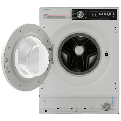 Mașină de spălat Sharp ESNIB814BWNAEE, 8kg, Alb