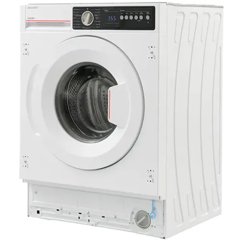 Mașină de spălat Sharp ESNIB814BWNAEE, 8kg, Alb