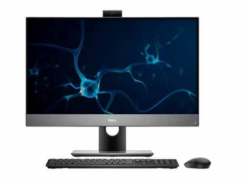 Computer All-in-One DELL OptiPlex 7780, 27", Intel Core i3-10100T, 16GB/512GB, Windows 10 Pro 64-bit, Argintiu