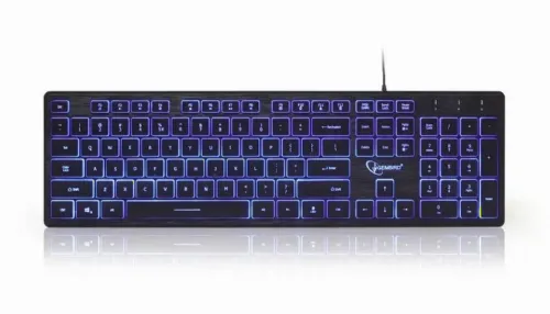 Tastatură Gembird KB-UML3-01-RU, Cu fir, Negru