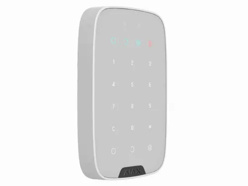 Tastatură tactilă fără fir Ajax KeyPad, Alb