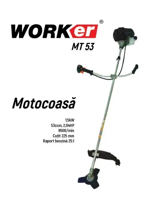 Мотокоса TECHNOWORKER MT 53