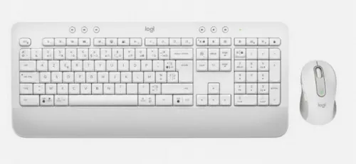 Set Tastatură + Mouse Logitech MK650, Fără fir, Alb
