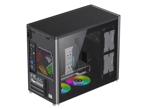 Carcasă PC Gamemax SPARK, Mini-Tower, ATX, Gri