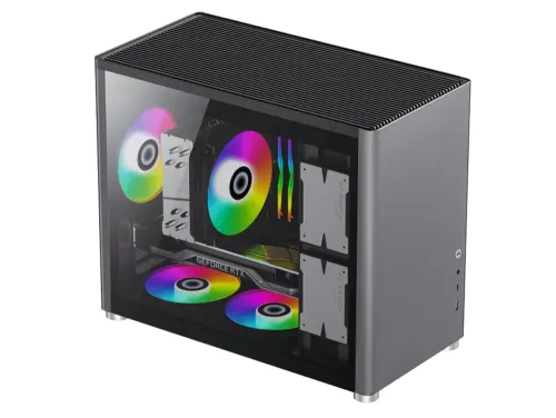 Carcasă PC Gamemax SPARK, Mini-Tower, ATX, Gri