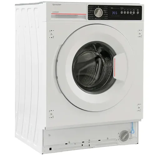 Mașină de spălat Sharp ESNIB814BWNAEE, 8kg, Alb