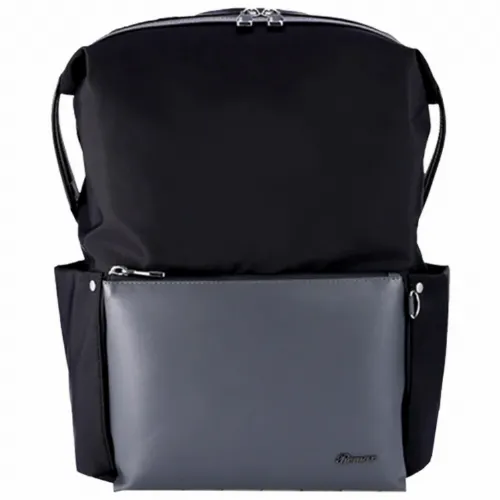 Rucsac zilnic Remax Double 566, 15.6", Nailon, Negru