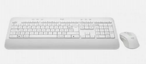 Set Tastatură + Mouse Logitech MK650, Fără fir, Alb