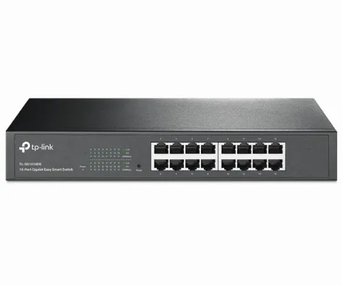 Switch de rețea TP-LINK TL-SG1016DE, 16x 10/100/1000 Mbps