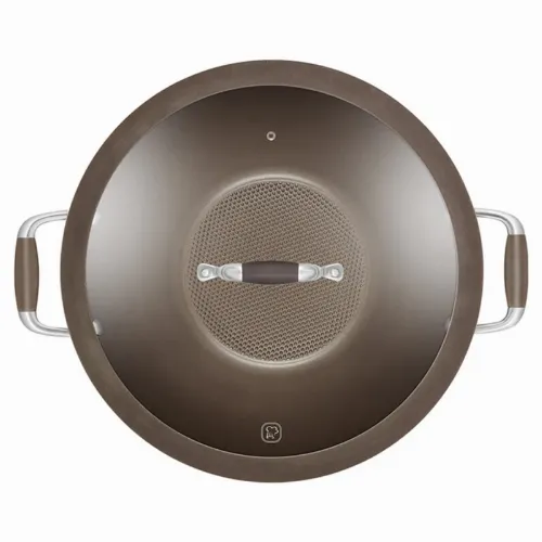 Tigaie WOK Rondell RDA-552, 4,5L, 32cm, Maro