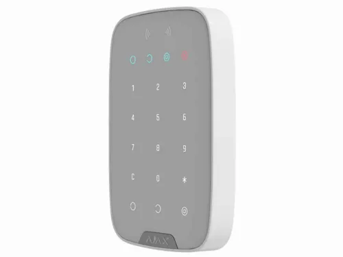 Tastatură tactilă fără fir Ajax KeyPad, Alb