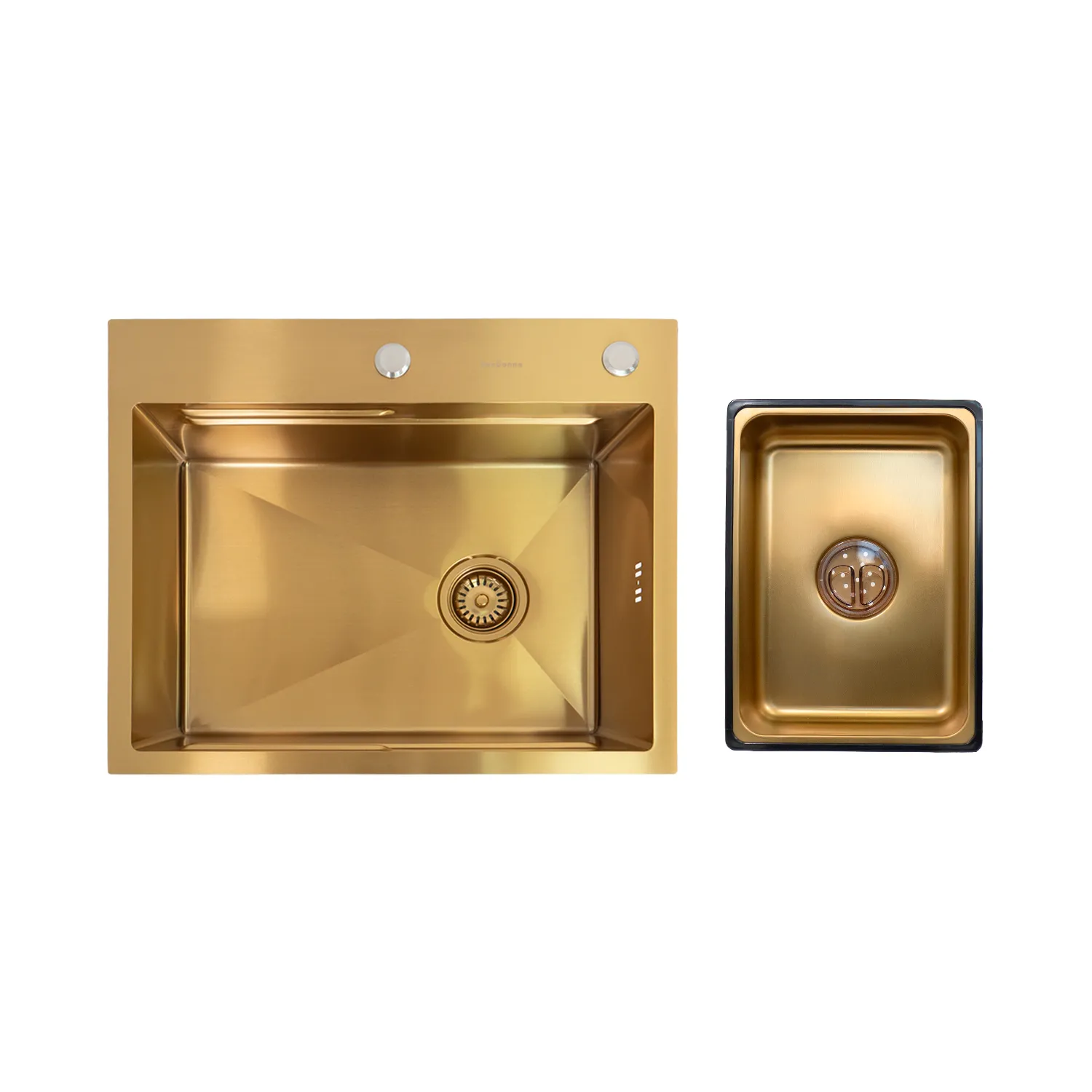 Мойка ручной работы SanDonna HD6050 (Золотистый)