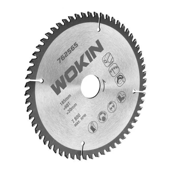 Disc de taiere aluminiu WOKIN 185x30x60T