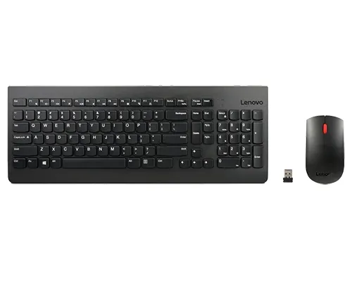 Клавиатура и мышь Lenovo Essential, Беспроводное, Чёрный