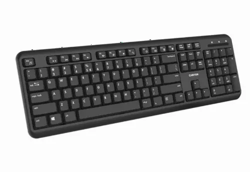 Set Tastatură + Mouse Canyon W20, Fără fir, Negru