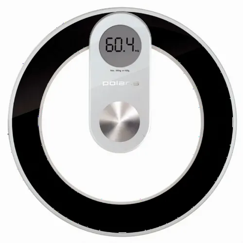 Cântar de podea Polaris PWS1858DG, Transparent / Negru