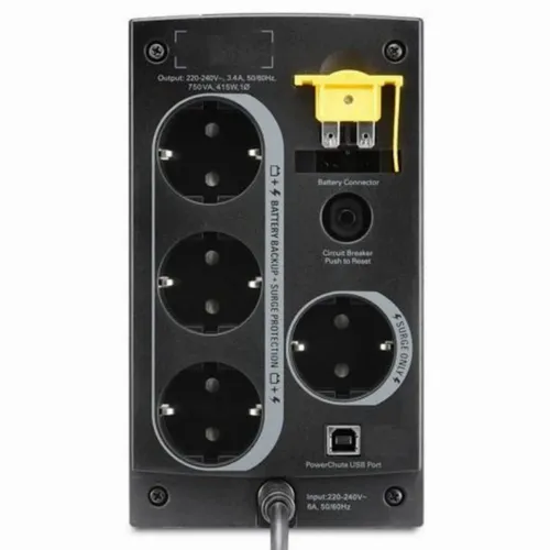 Источник бесперебойного питания APC Back-UPS BC750-RS, Не в сети, 750VA, Башня