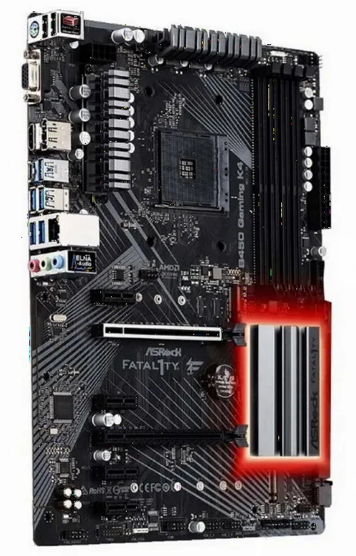 Placă de bază ASRock B450 GAMING K4, AM4, AMD B450, ATX