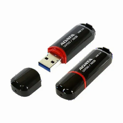 Memorie USB ADATA UV150, 16GB, Negru/Rosu