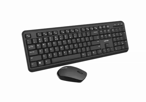 Set Tastatură + Mouse Canyon W20, Fără fir, Negru