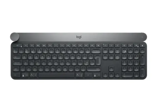 Tastatură Logitech Craft, Fără fir, Negru