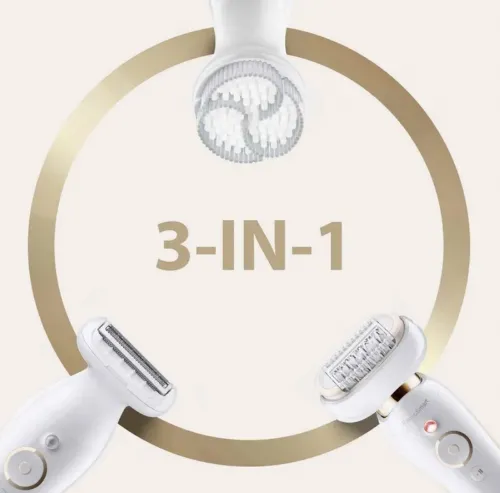 Epilator BRAUN SES9030 3D, Alb