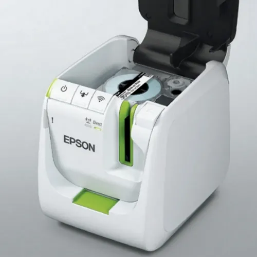 Ленточный принтер для маркировки Epson LW-1000P, Белый