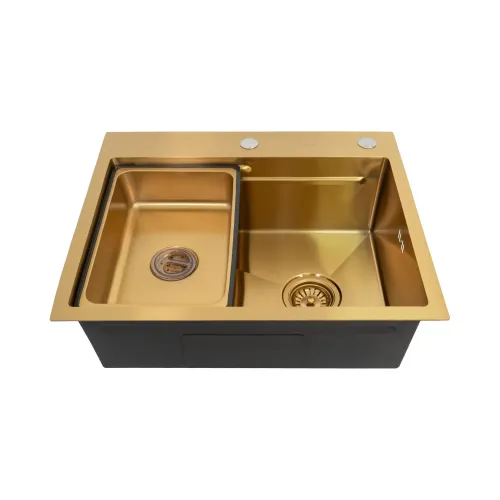 Chiuveta handmade SanDonna HD6050 (Auriu)
