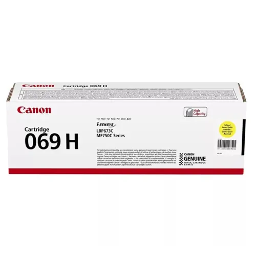 Cartuș laser Canon CRG-069H, Galben