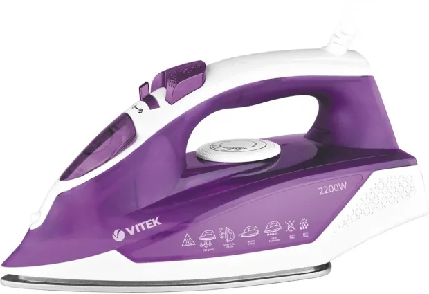 Утюг VITEK VT-8308, 2200 Вт, Фиолетовый