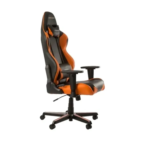Игровое кресло DXRacer Racing, Искусственная кожа, Черный/Оранжевый