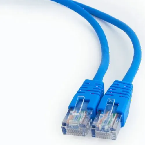 Patch cord Cablexpert PP22-0.5M/B, Cat5e FTP, 0,5m, Albastru