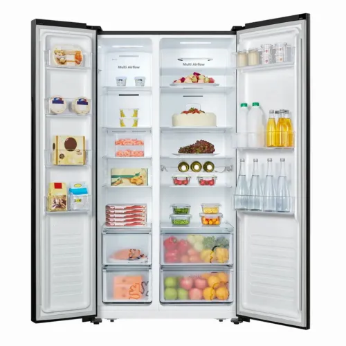 Frigider Hisense RS677N4BFE, Negru