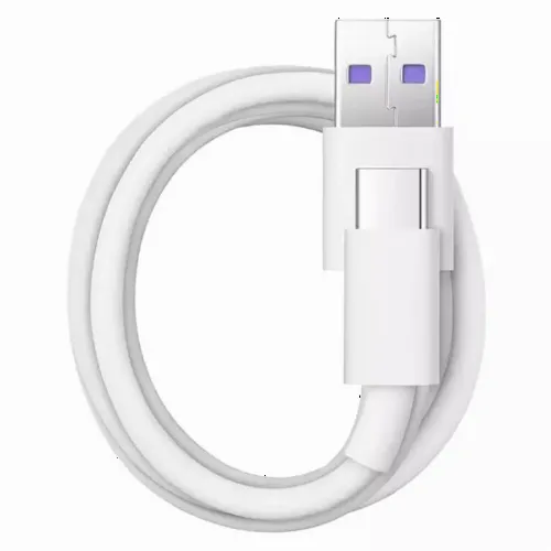 Кабель для зарядки и синхронизации Huawei AP71, USB Type-A/USB Type-C, 1м, Белый