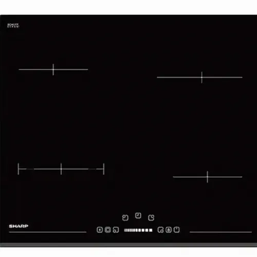 Plita incorporabilă electrică Sharp KH6V08BS00EU, Negru