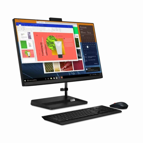 Моноблок Lenovo IdeaCentre 5 24ALC6, 23,8", AMD Ryzen 7 5700U, 16ГБ/1024Гб, Без ОС, Чёрный