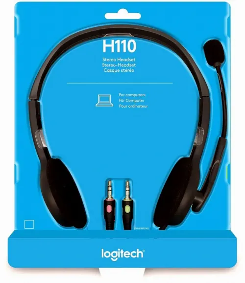 Наушники Logitech H110, Серый
