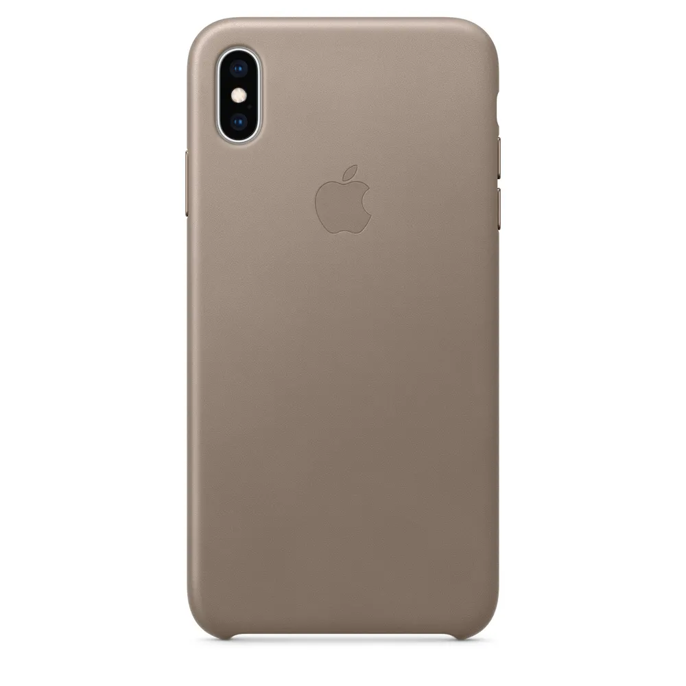 Чехол Apple iPhone XS Case, Серо-коричневый