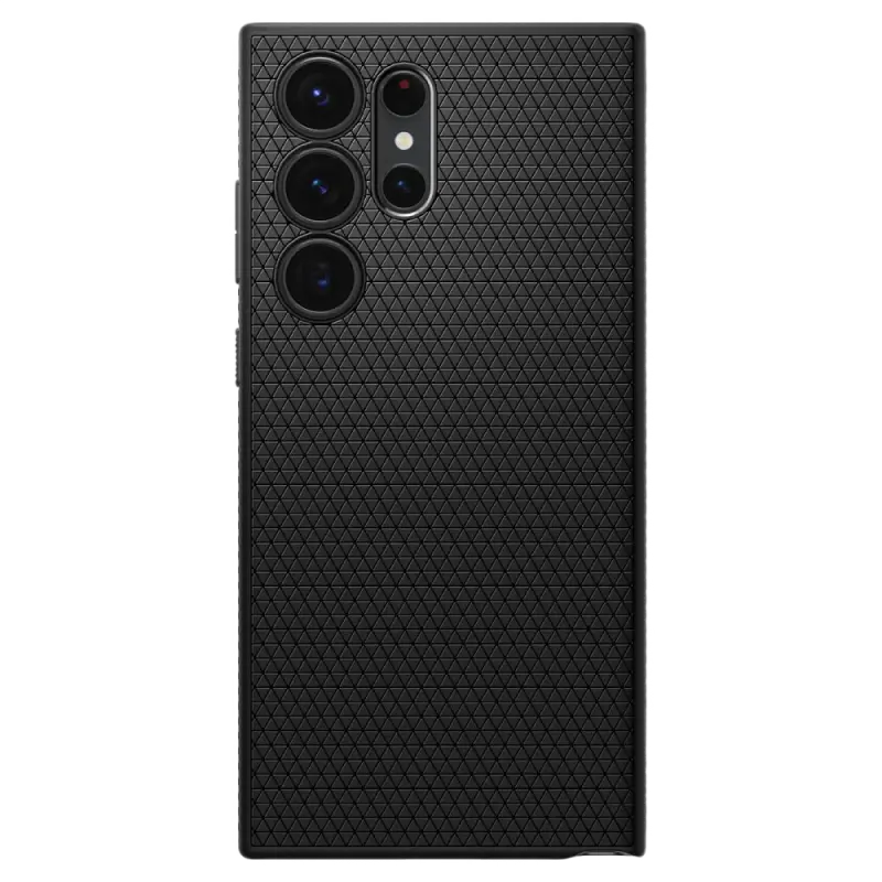 Чехол Spigen Samsung S23 Ultra, Liquid Air, Матовый черный