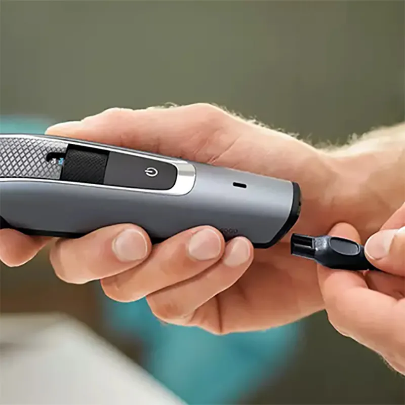 Мужской Триммер Philips Beardtrimmer Series 5000 BT5502/15, Серый | Черный