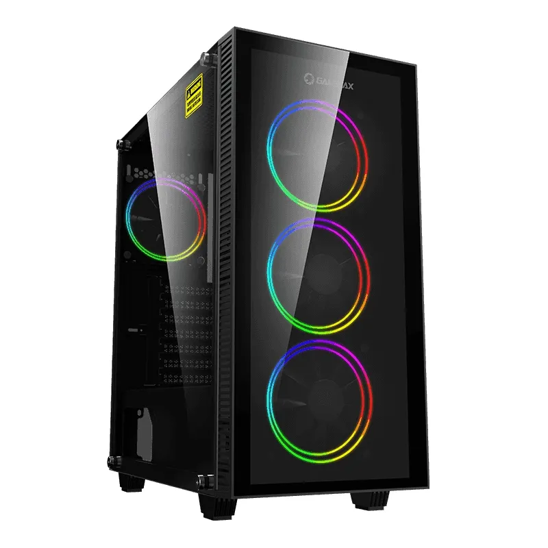 Carcasă PC Gamemax Draco XD, Midi-Tower, ATX, Negru