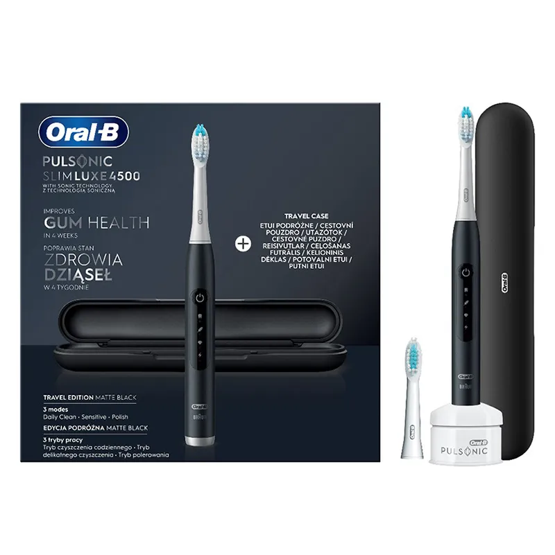 Periuță de dinți electrică Oral-B S411.526.3X, Negru mat