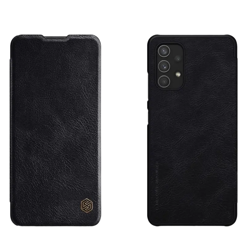 Husă tip carte Nillkin Galaxy A72 - Qin LC, Negru