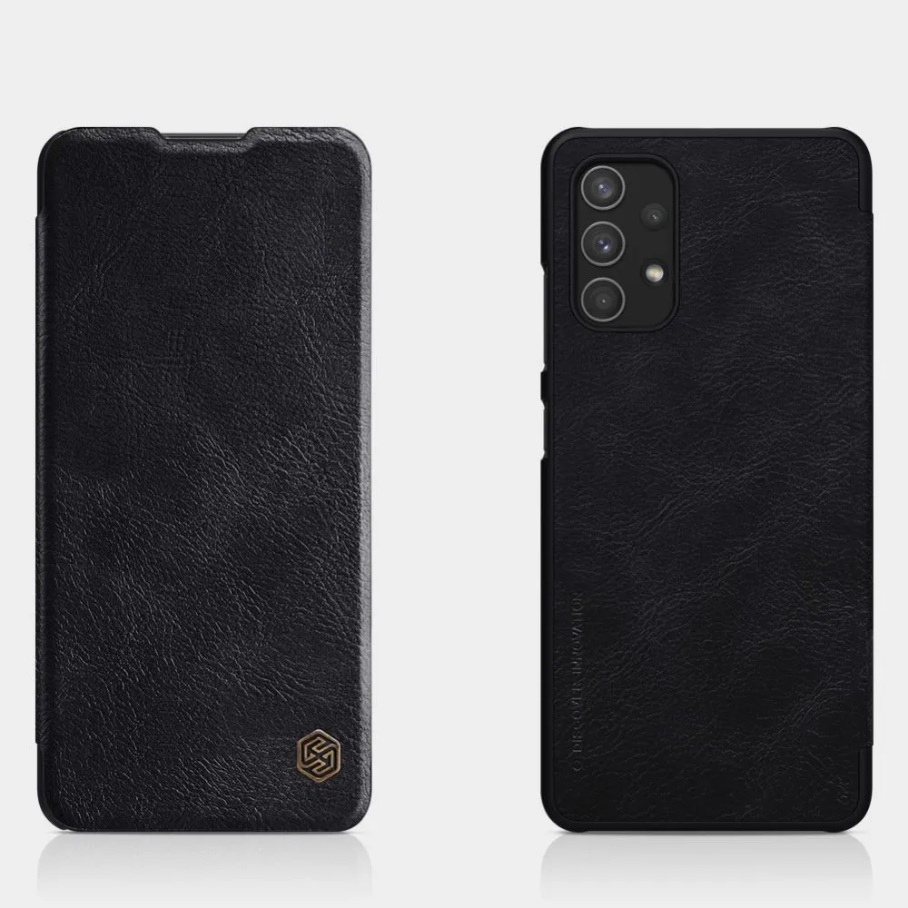 Husă tip carte Nillkin Galaxy A72 - Qin LC, Negru